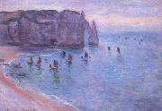 Claude Monet Fishing Boats Leaving Etretat painting